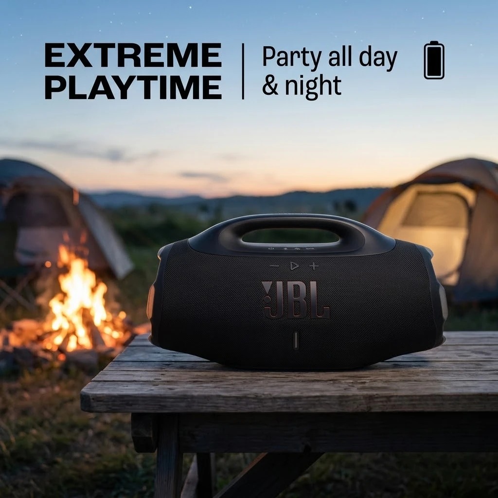 JBL BOOMBOX 4 مكبر صوت لاسلكي  - مراجعة Jbl Speaker Go 4 وسعره