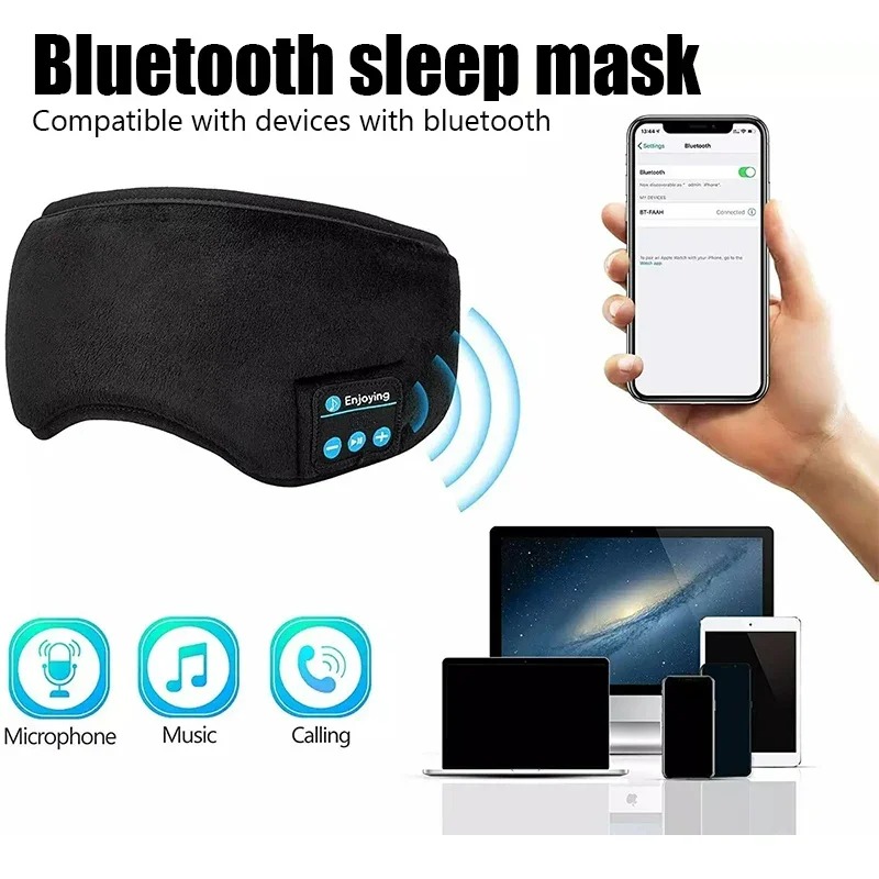 سماعات بلوتوث رياضية للنوم مع  - مراجعة Bluetooth Headset On Ear وسعره